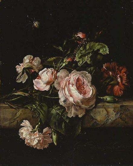 Willem van Aelst Group of flowers oil painting image